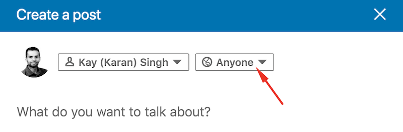 LinkedIn Create Post